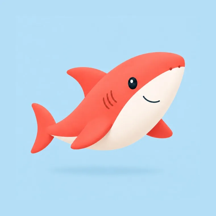 The HAI shark, winking